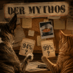 Hoher Fleischanteil bei Katzenfutter. Hoher Fleischanteil bei Hundefutter. 99 % Mythos. 94 % Mythos