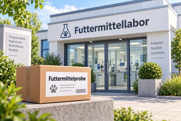 Futtermittelprobe zur Bestimmung der Analysewerte für den NfE-Wert bei Katzenfutter und Hundefutter